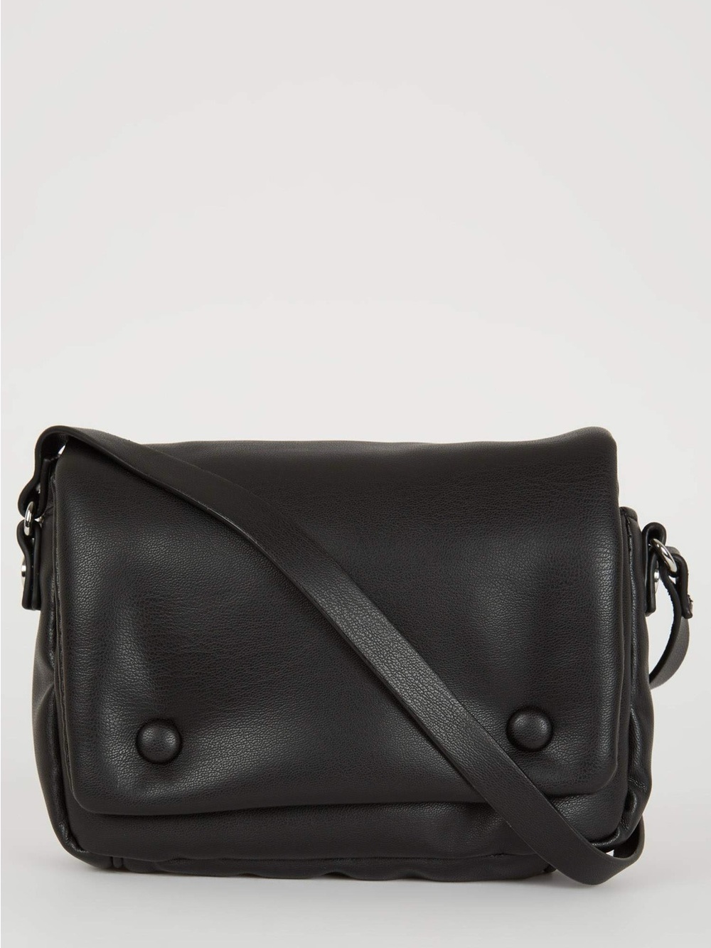 h&M Black mini Leather Crossbody Bag